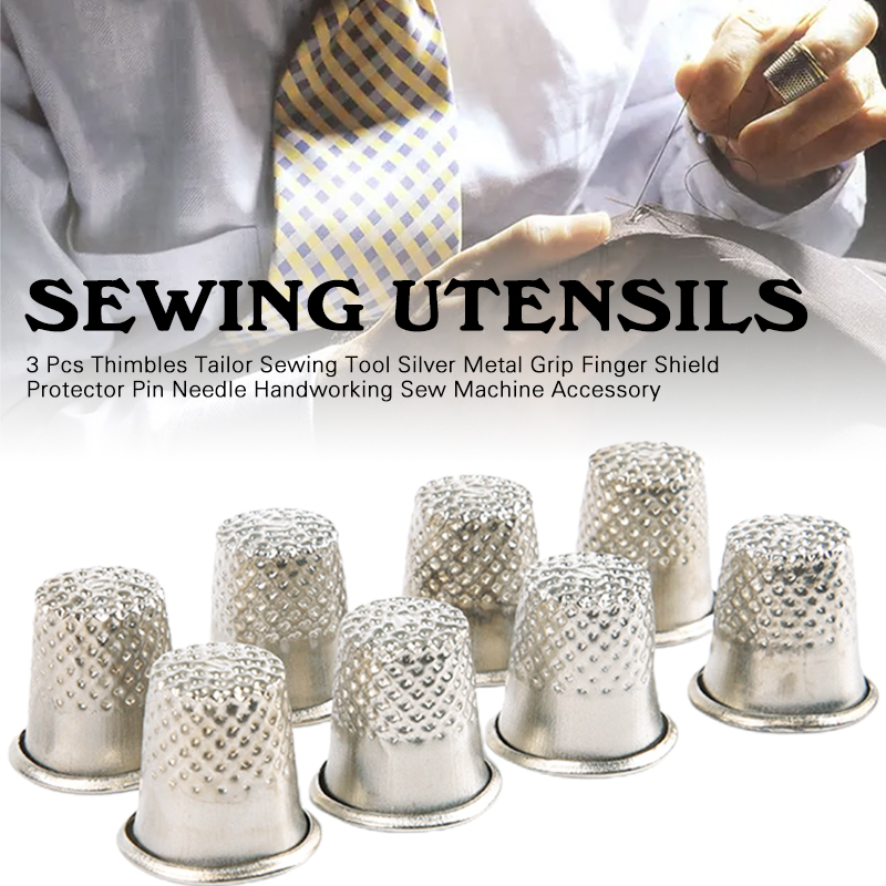 Sewing Thimble Metal - 금속 재봉 심블 수작업 재단사 핀