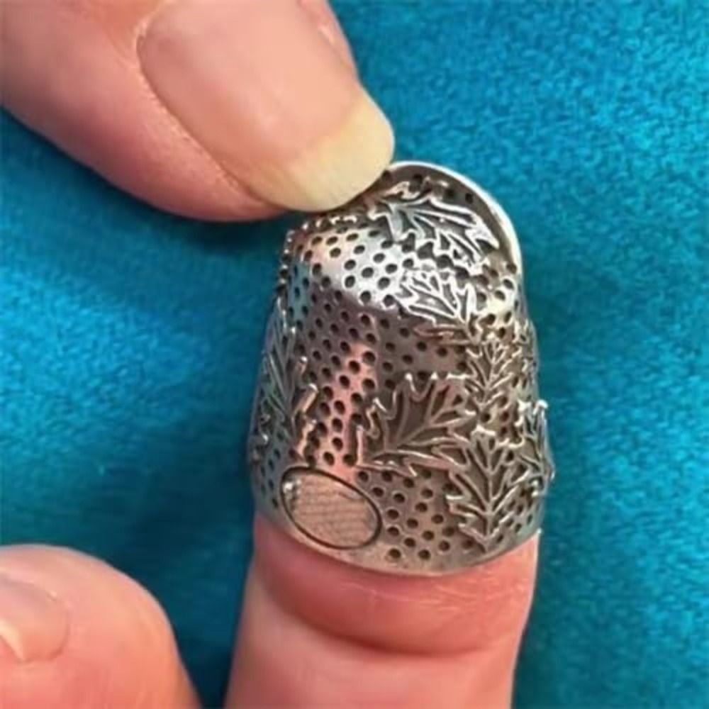 Sewing Thimble Metal - 금속 오픈 네일 아콘 써미블 내구성