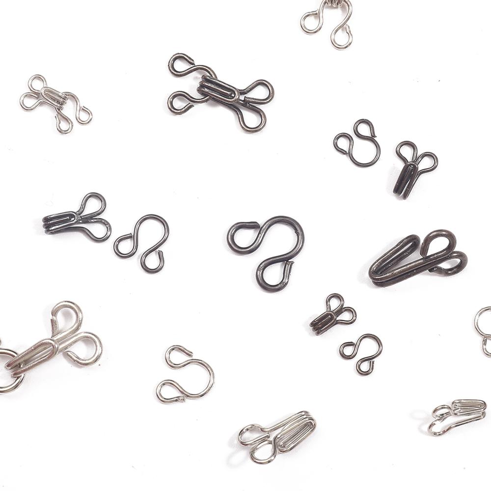 48Pcs 금속 버클 버튼 셔츠 후크 및 아이 패스너  - Hook Eye Fastener 리뷰 및 가격