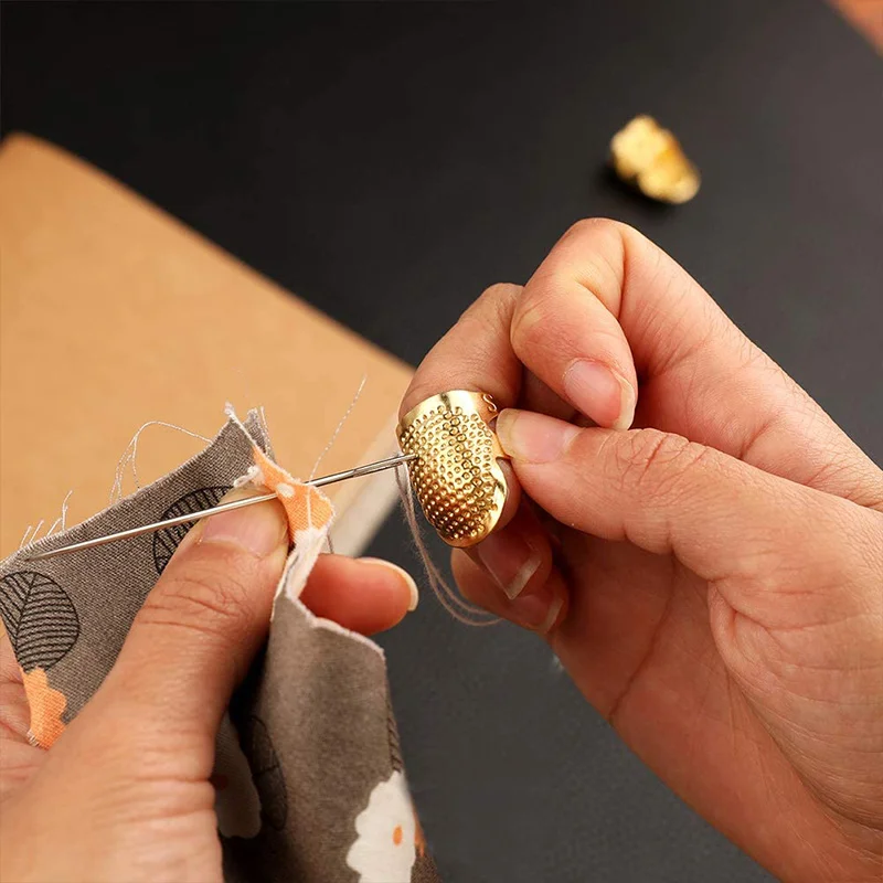 재봉 골무 수작업 재봉 골무, 손가락 보호대, 금속 손 - Sewing Thimble Metal 리뷰 및 가격