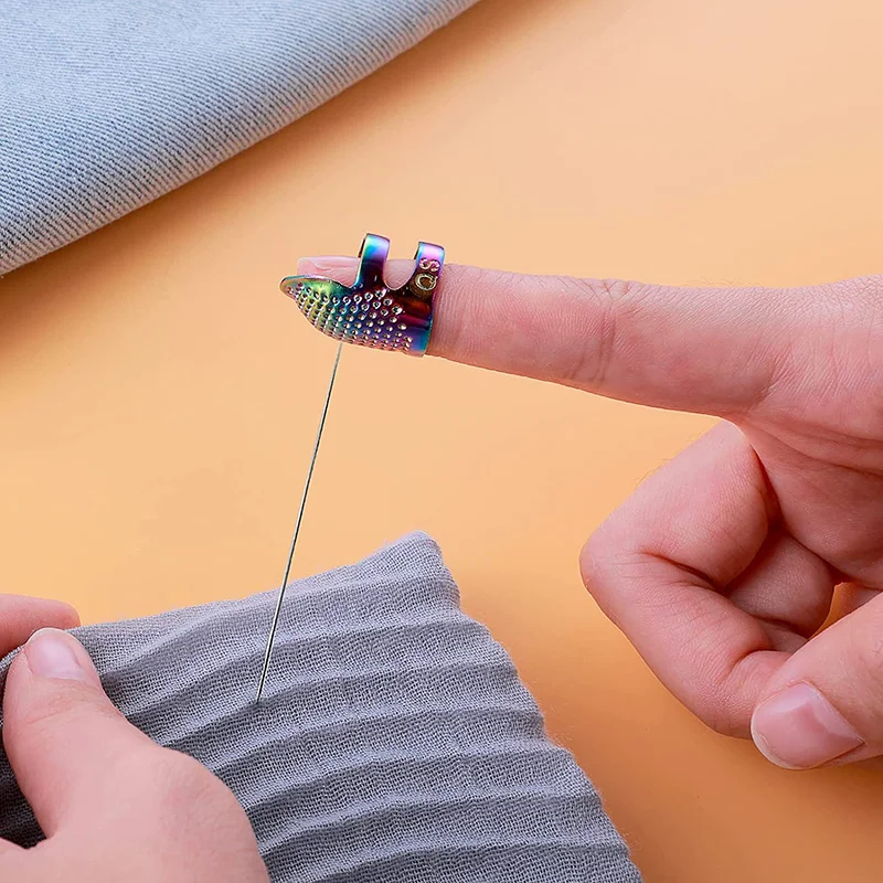 재봉 골무 수작업 재봉 골무, 손가락 보호대, 금속 손 - Sewing Thimble Metal 리뷰 및 가격