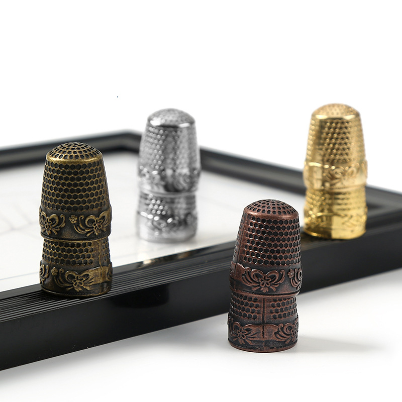 레트로 손가락 보호기 골동품 골무 반지 Handwork - Sewing Thimble Metal 리뷰 및 가격
