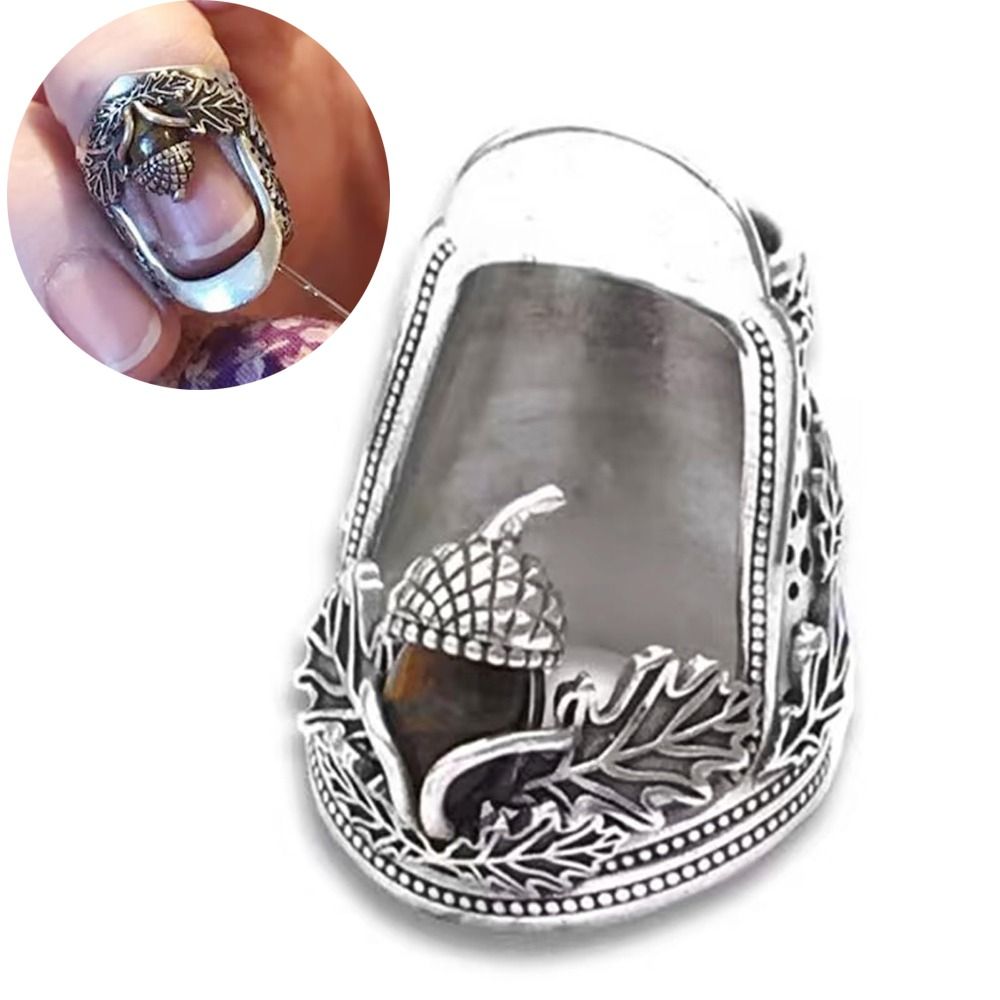 금속 오픈 네일 아콘 골무 DIY 공예 조절 가능한 레 - Sewing Thimble Metal 리뷰 및 가격
