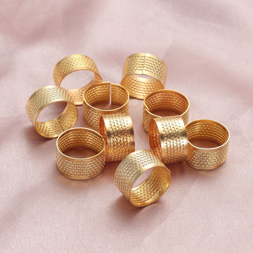 바느질 액세서리 빈티지 골드 DIY 공예 금속 바늘손가 - Sewing Thimble Metal 리뷰 및 가격