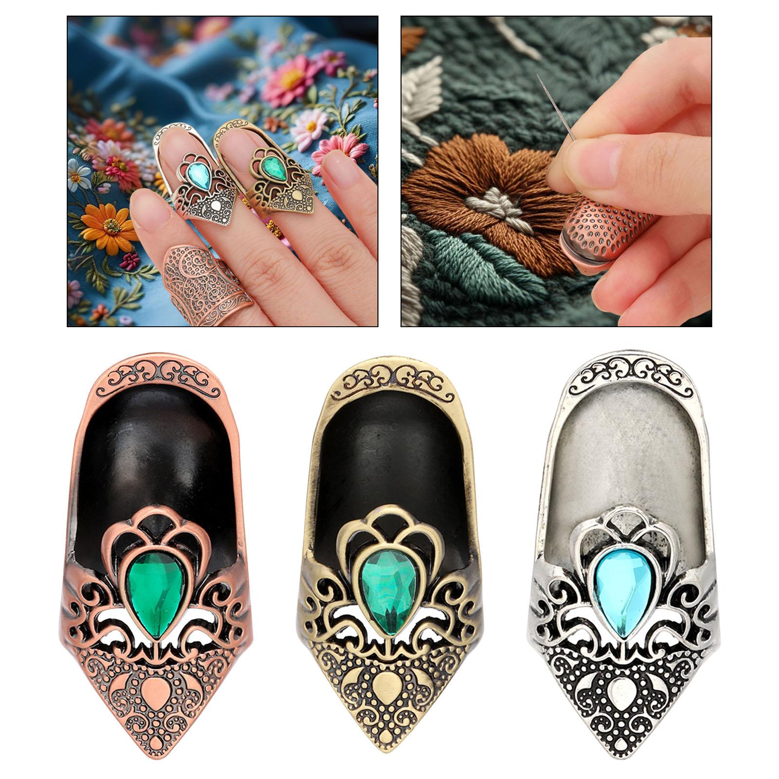 앤틱 스타일 금속 재봉틀 손가락 보호대, 가정용 재봉  - Sewing Thimble Metal 리뷰 및 가격