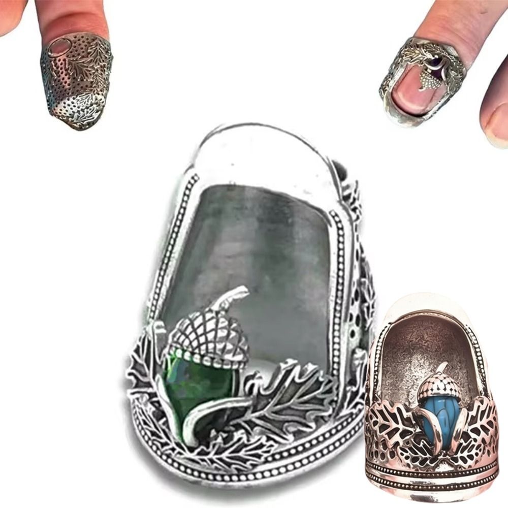금속 오픈형 네일 아콘 심블 내구성 조절 가능 레트로  - Sewing Thimble Metal 리뷰 및 가격