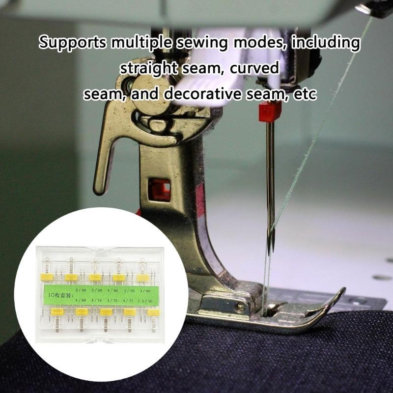 R66A 10Pcs 재봉틀 바늘 스트레치 트윈 바늘 가 - Twin Needle Stretch 리뷰 및 가격