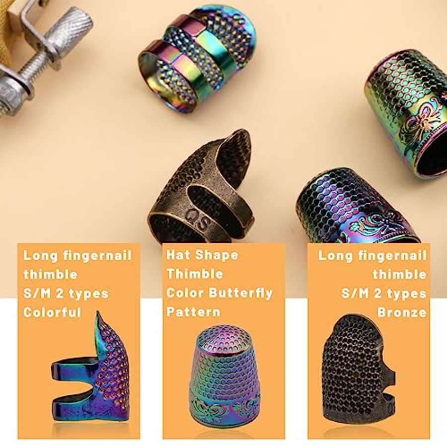 손바느질용 골무, 6개 세트 바느질용 골무, 금속 골무 - Sewing Thimble Metal 리뷰 및 가격