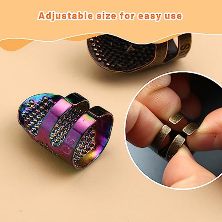 손바느질용 골무, 6개 세트 바느질용 골무, 금속 골무 - Sewing Thimble Metal 리뷰 및 가격