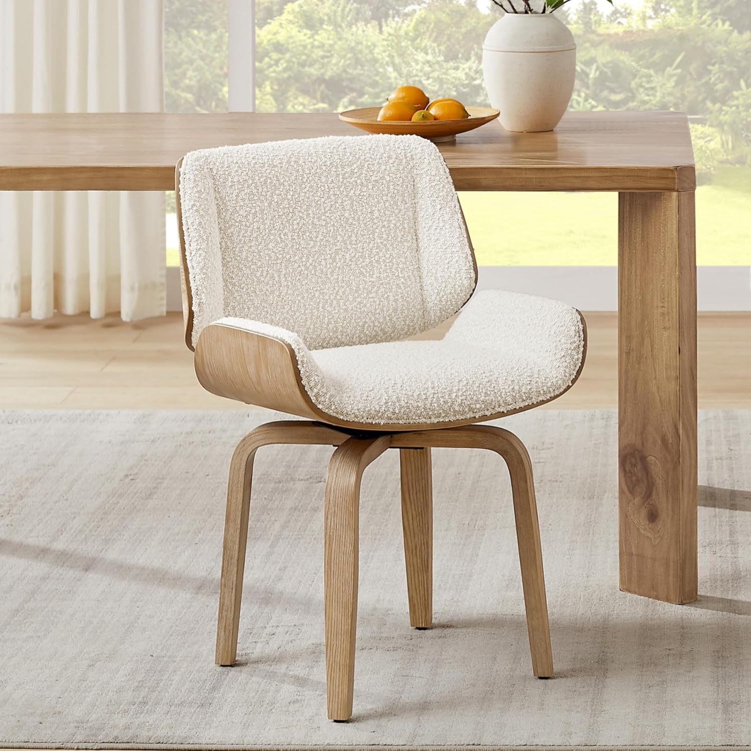 회전식 식탁 의자, 패브릭 커버의 나무 다리 식당 의자 - Century Textile & Sewing Supply Photos 리뷰 및 가격