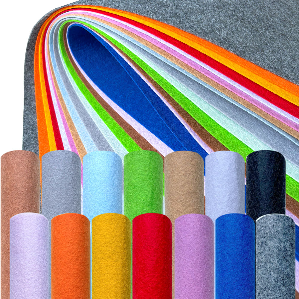 펠트 패브릭 모듬 색상 어린이를위한 비 짠 펠트 광장  - Is Sewing A Textile Craft 리뷰 및 가격