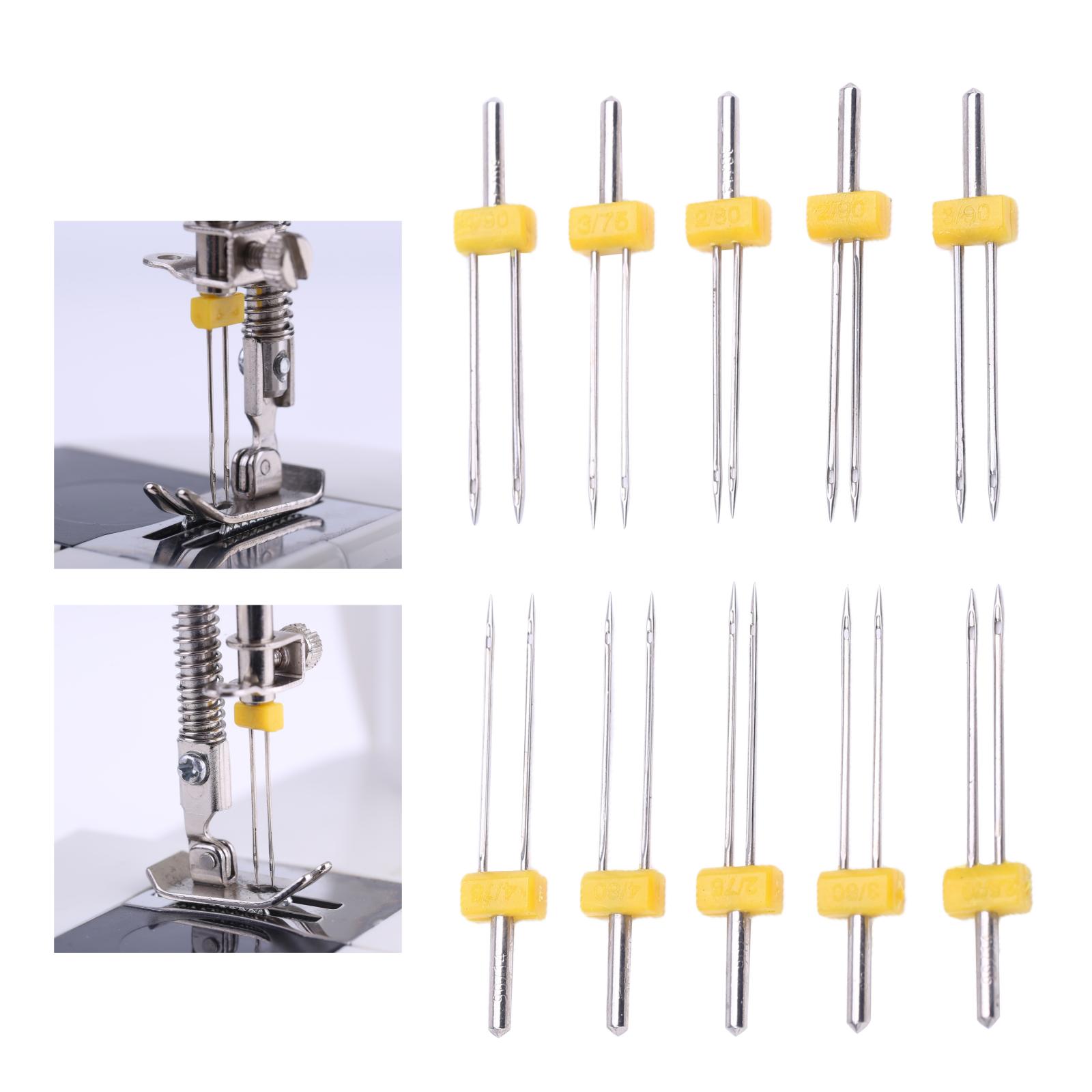 10 Pcs 트윈 바늘 더블 트윈 스트레치 기계 바늘  - Twin Needle Stretch 리뷰 및 가격